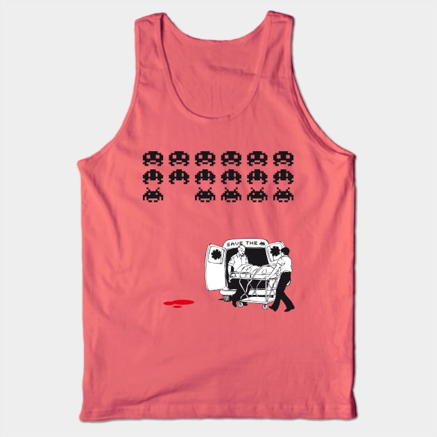 Save the invaders Tank Top by MoreCowbell